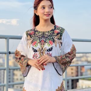 Chaina Slicks Fabric 2Pcs Set