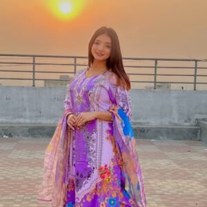 Elegant Cotton Three-Piece